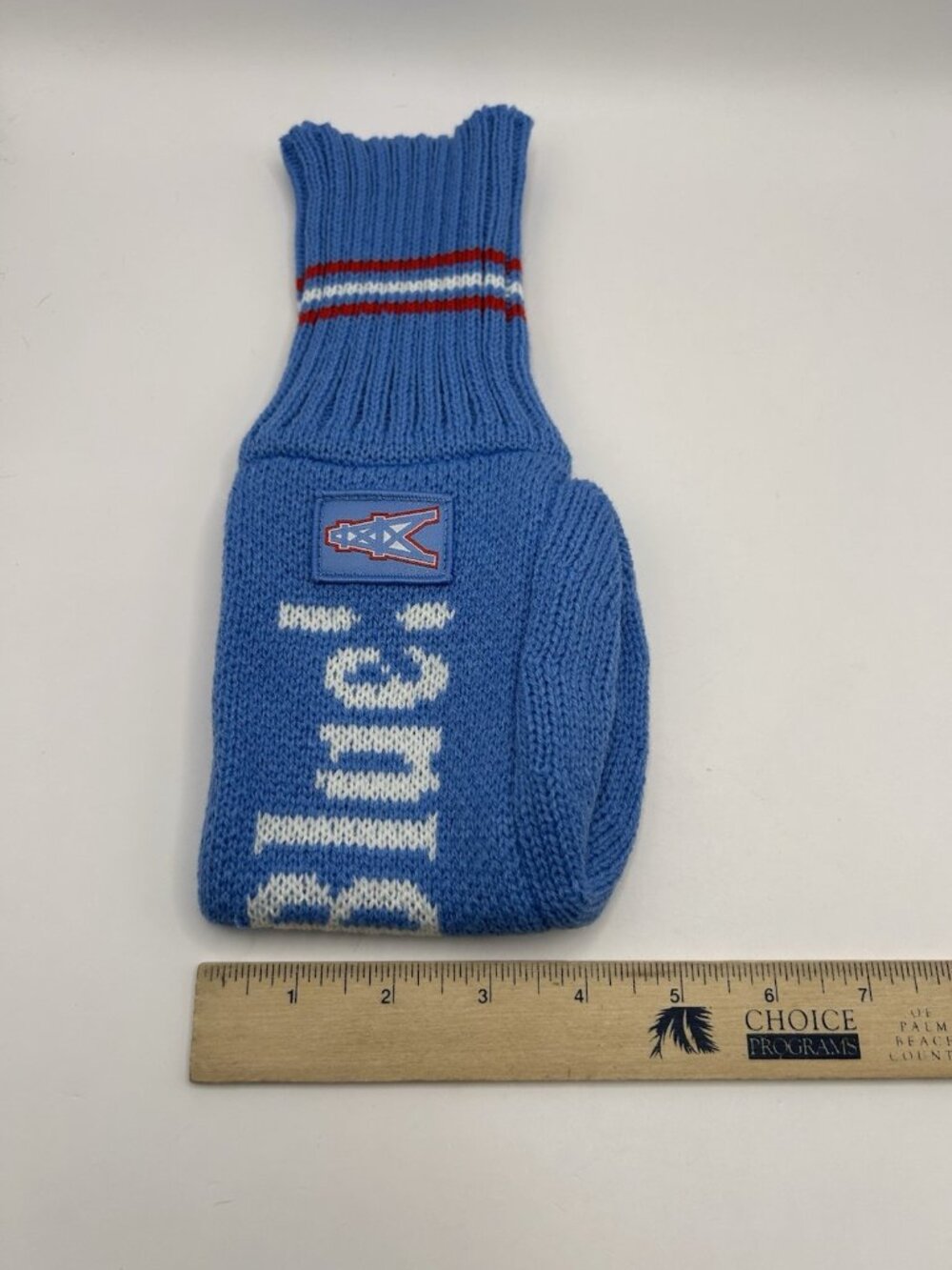 Tennessee Titans Blue Knit Beer Mitten Koozie NFL Set 2 Houston Oilers Glove New - Picture 7 of 16